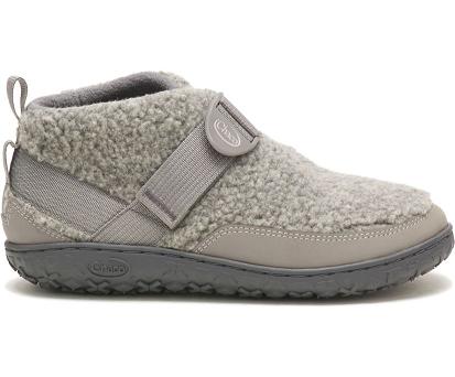 Pantuflas Chacos Mujer Ramble Fluff Gris Claro España SZAN59486